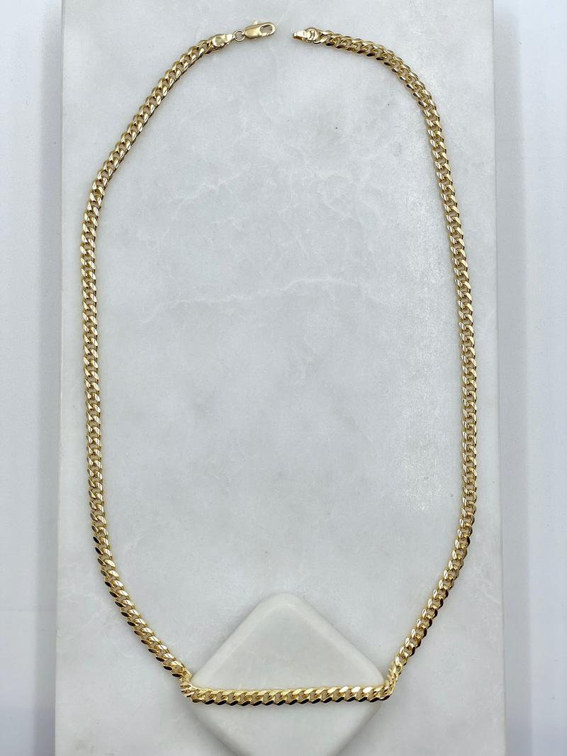 Basic Zincir Kolye 60 cm Gold