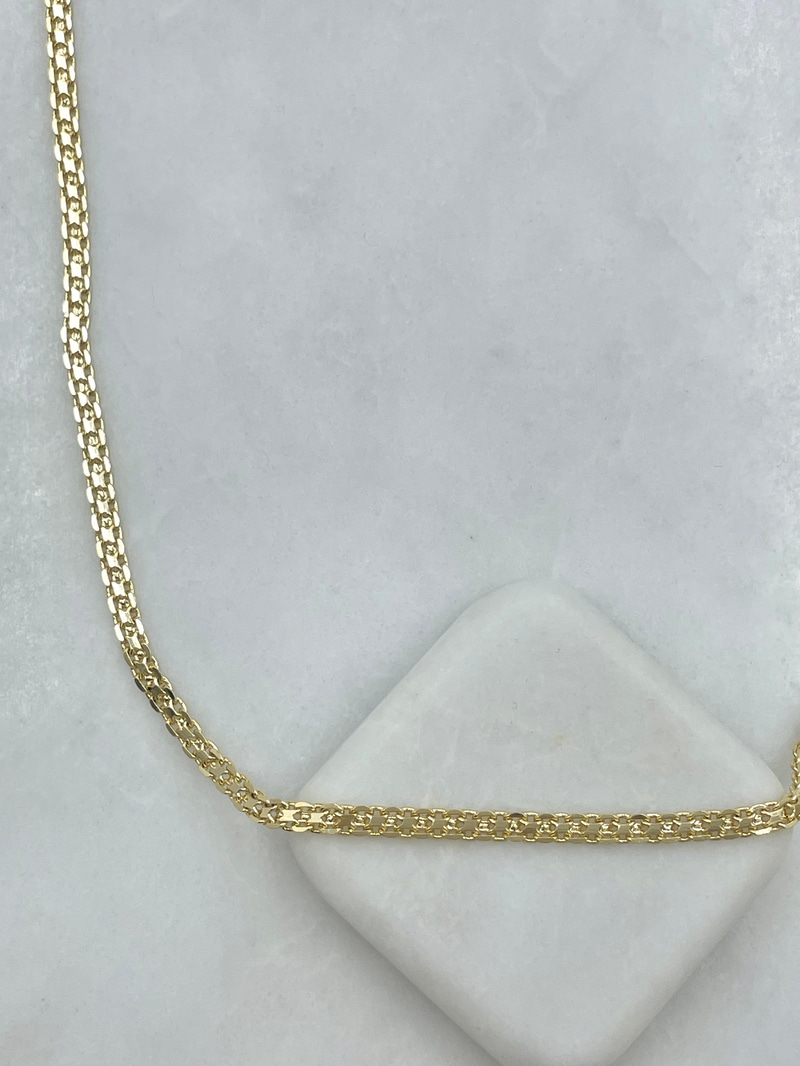 Özel Seri Hasır Zincir Kolye 60 cm Gold