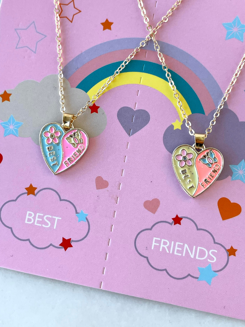 Mineli Kalp Best Friends Kolye