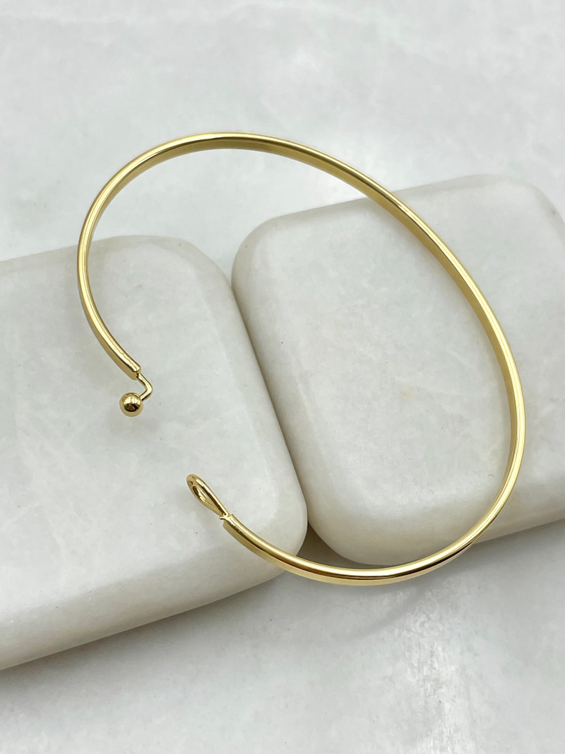Topçuk Birleşim Minimal Kelepçe Gold