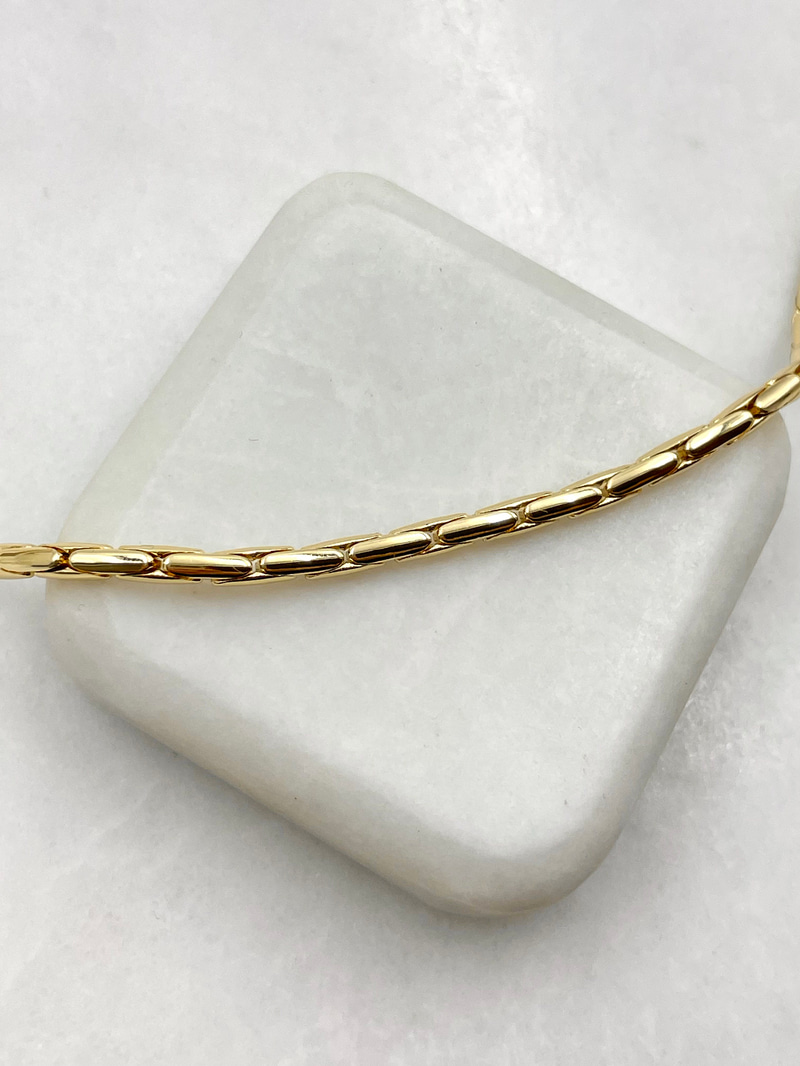 Kafes Zincir Kolye 45 cm Gold