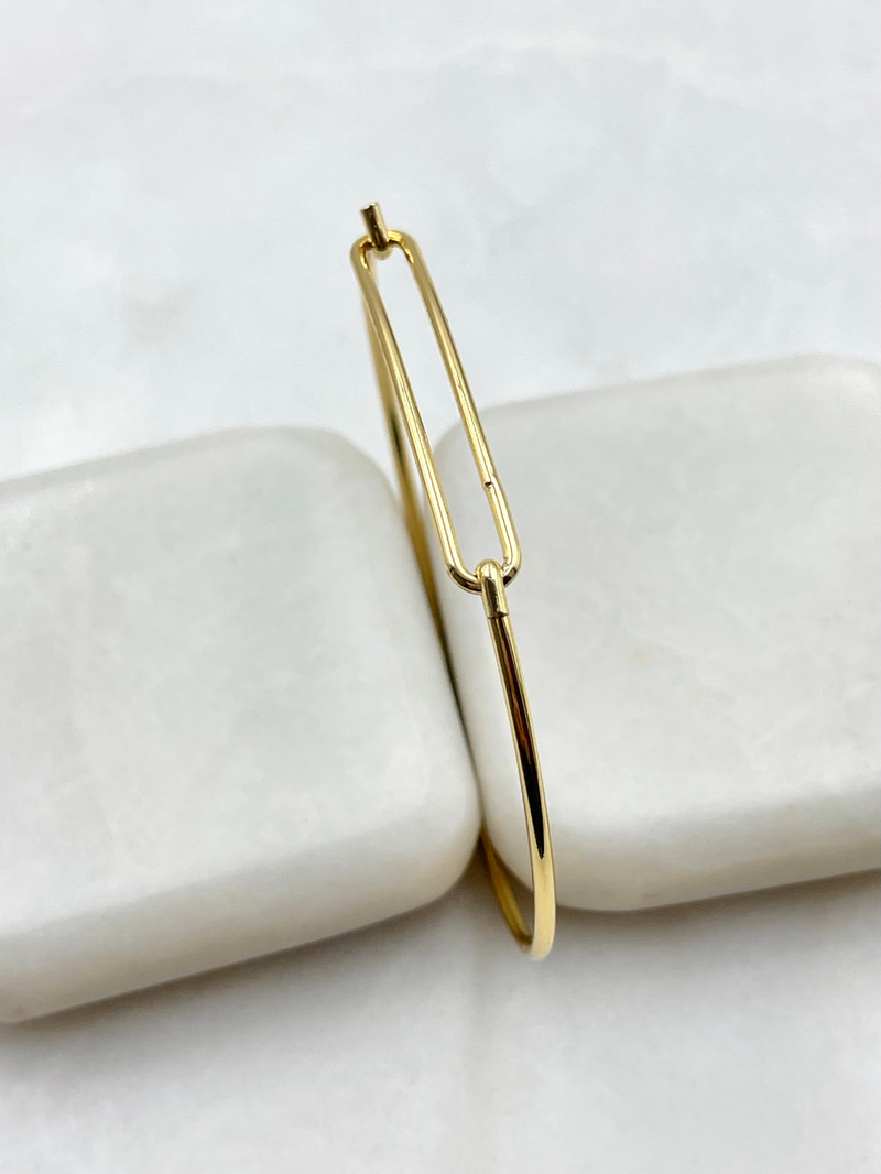 Birleşim Model Minimal Kelepçe Gold