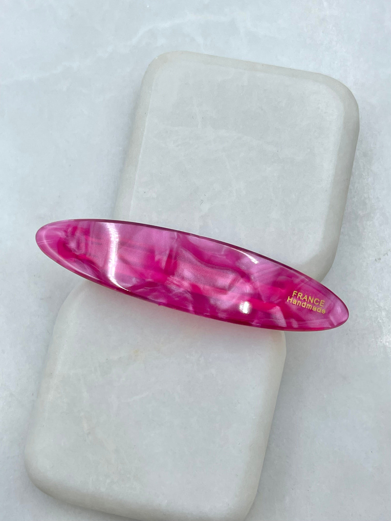 Oval Sedefli Otomatik Toka Pembe