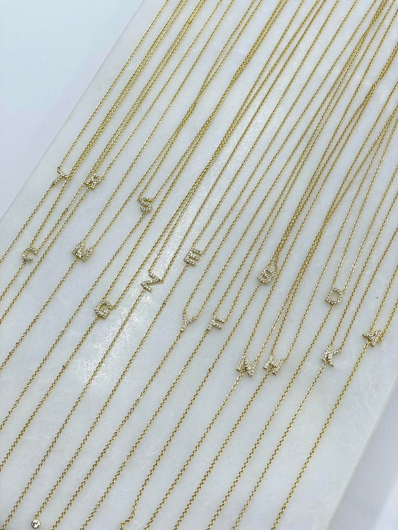 Altın Kaplama Minimal Y Model Harf Kolye Gold