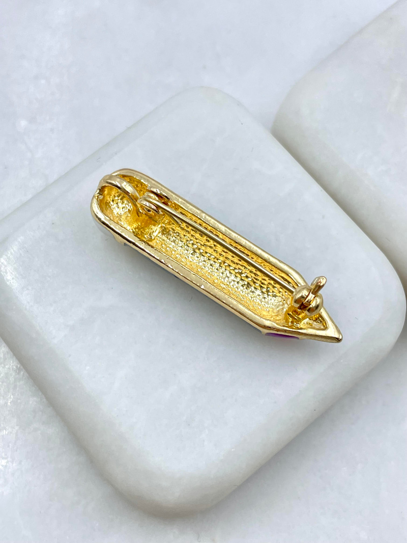 Kalem Broş Gold
