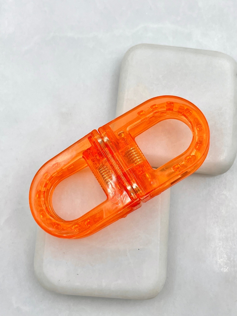 Yarım Daire Magnet Lock Toka Turuncu