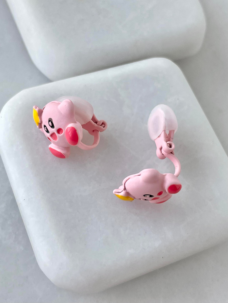 Kirby Çocuk Küpesi Renkli
