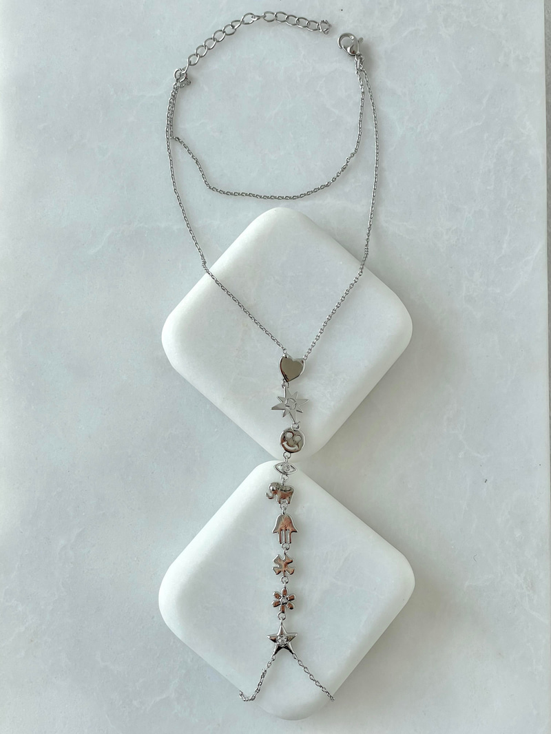 Altın Kaplama Emoji Model Şahmeran Gümüş