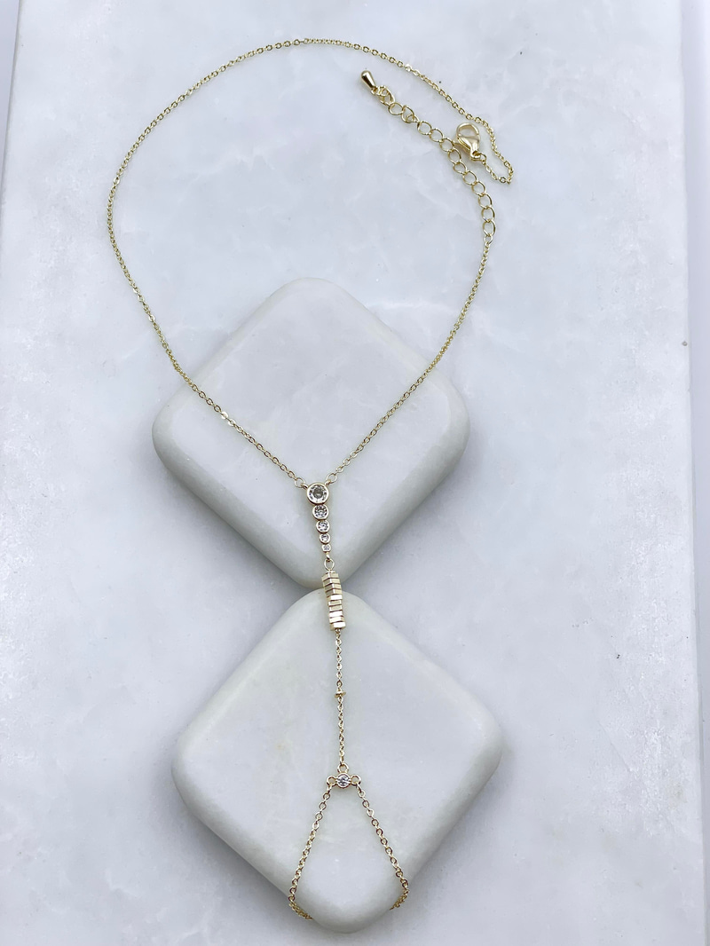 Altın Kaplama Kristal Taş ve Küp Model Şahmeran Gold