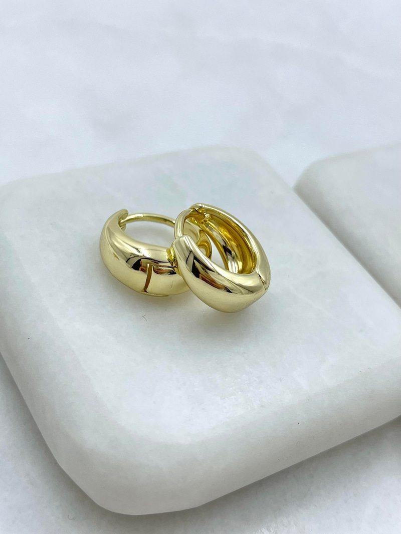 Özel Seri Damla Küpe 1,5 cm Gold