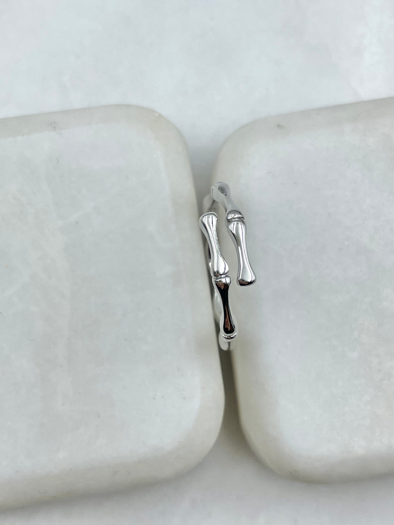 Minimal Kemik Model Yüzük Gümüş