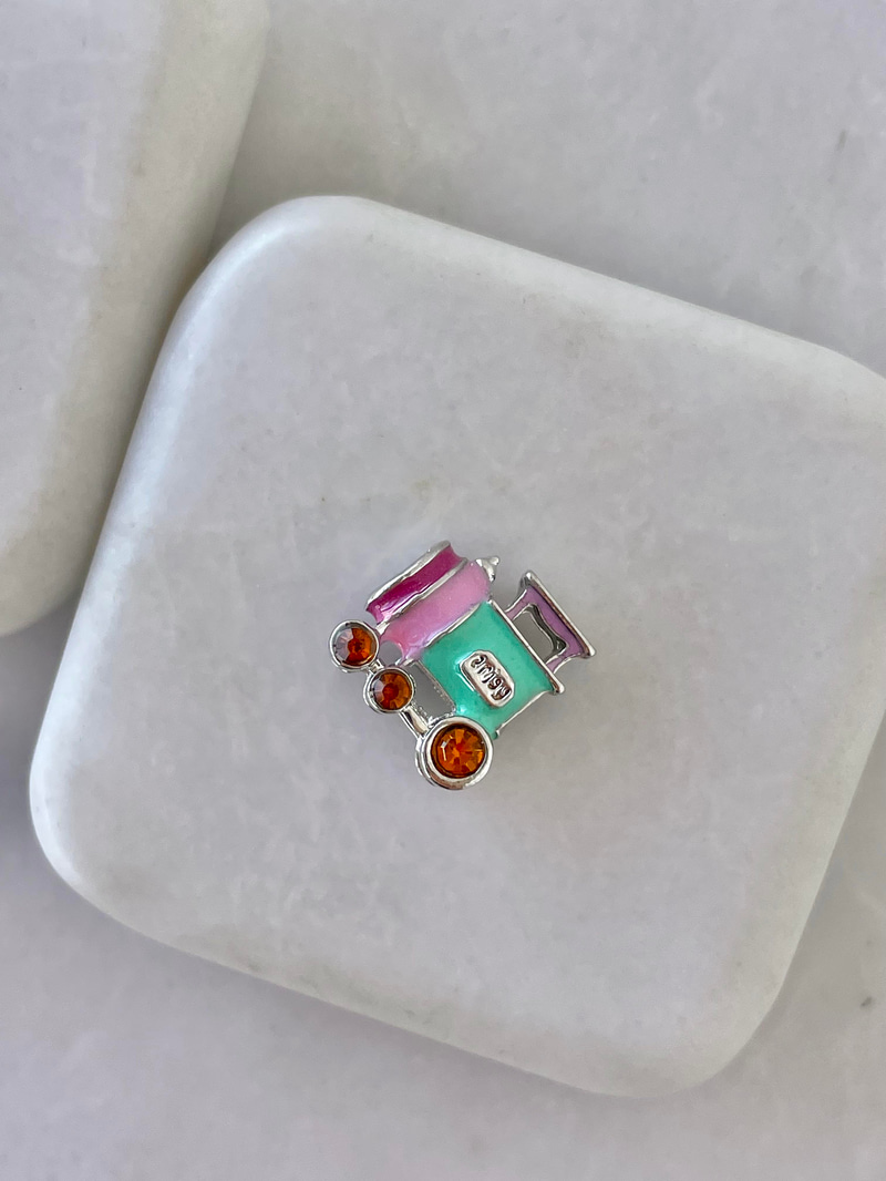 Mineli Renkli Tren Pndr Charm