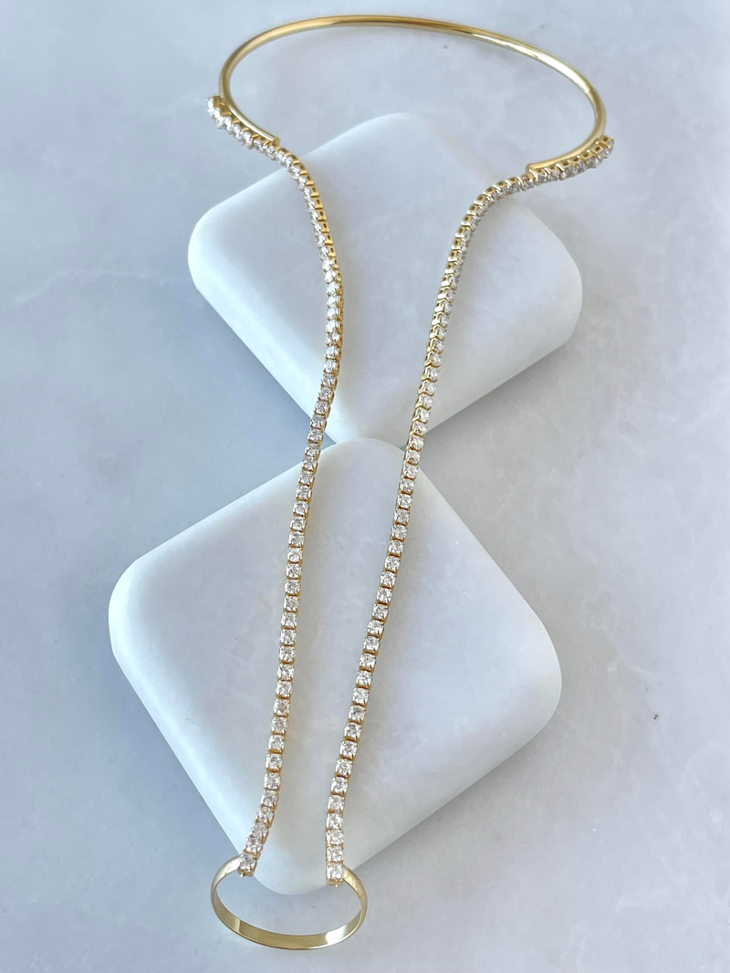 Altın Kaplama Minimal Su Yolu Yüzüklü Şahmeran Gold
