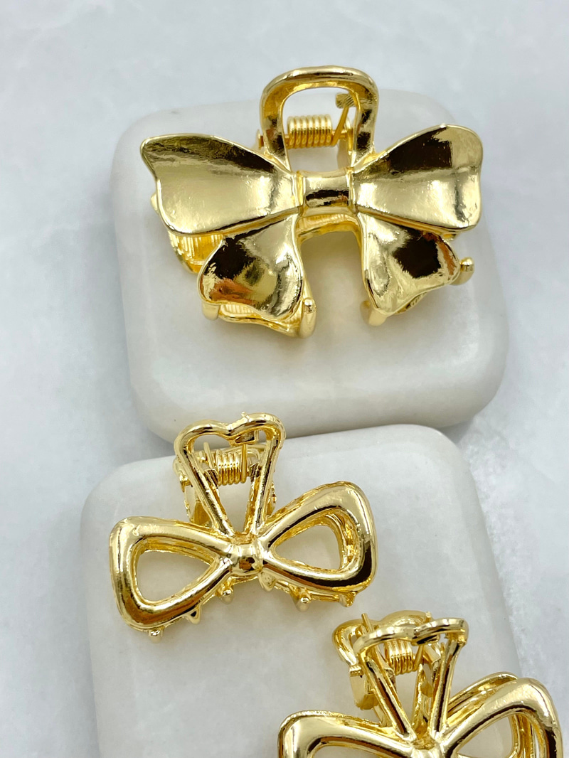 Metal Üçlü Kurdele Mandal Toka Gold