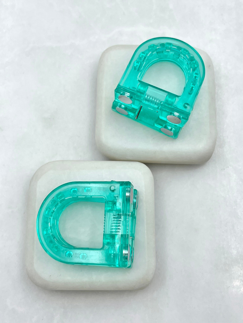 Yarım Daire Magnet Lock Toka Turkuaz