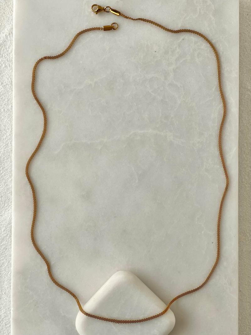 Çelik Hasır Kolye 60 cm