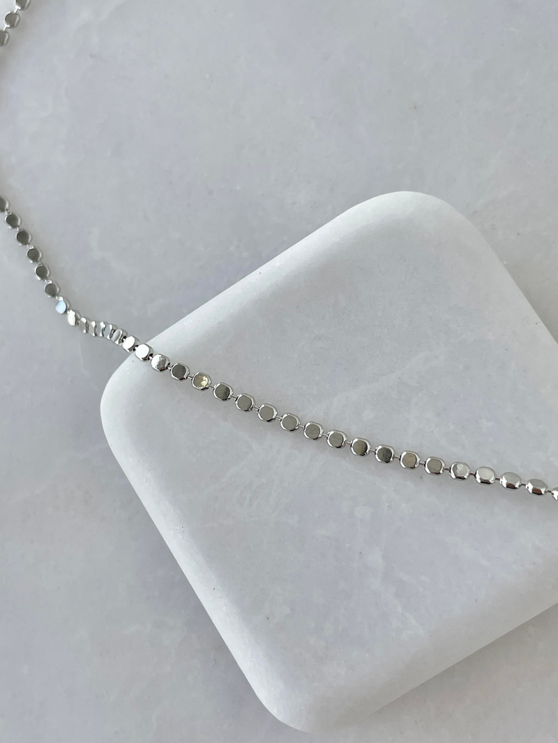 Altın Kaplama Arpa Zincir Kolye 60 cm Gümüş