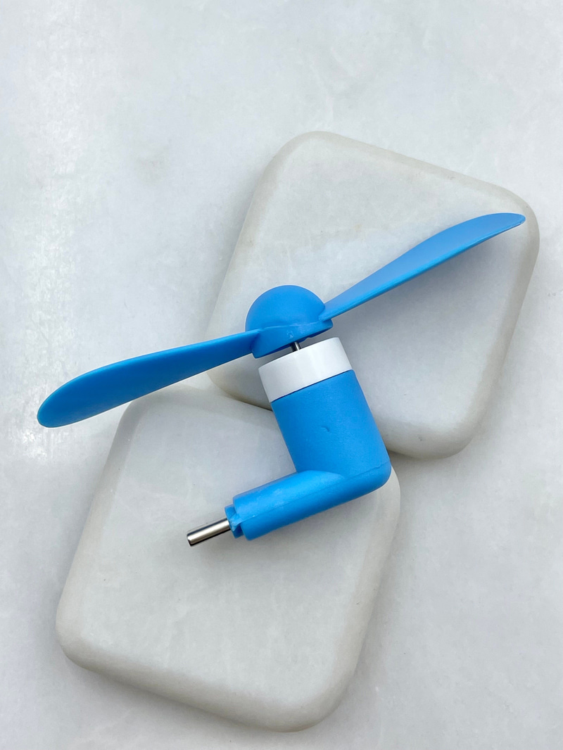Mini Fan Type-C Mavi