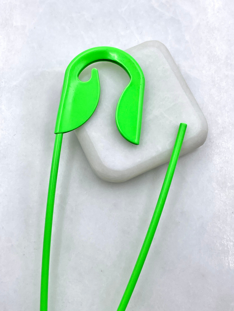 Neon Çengel Toka Yeşil