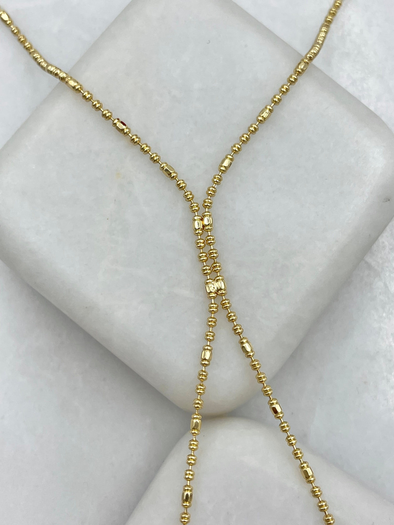Işıltılı Topçuk Zincir Şahmeran Gold
