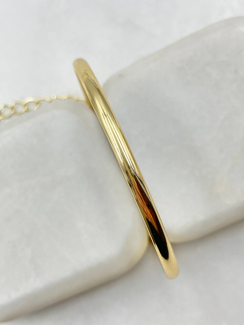 Kuzey Yıldızı Sallantılı Kelepçe Bileklik Gold