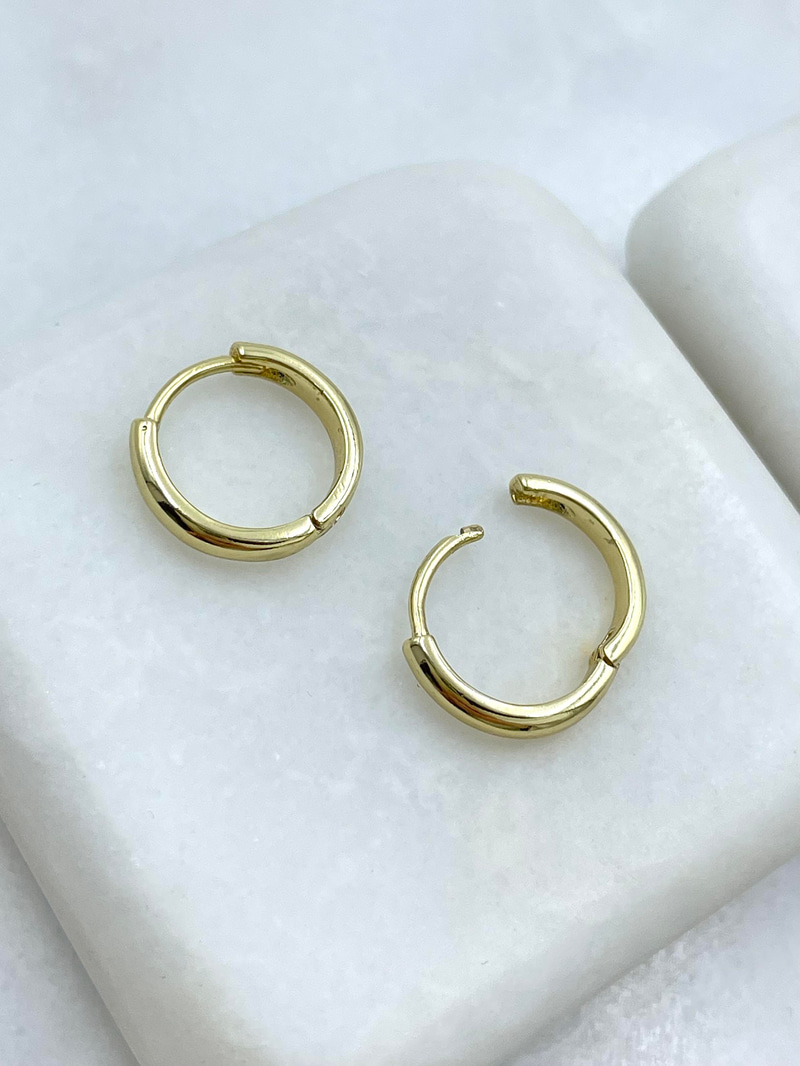 Özel Seri Basic Halka Küpe 1.3 cm Gold