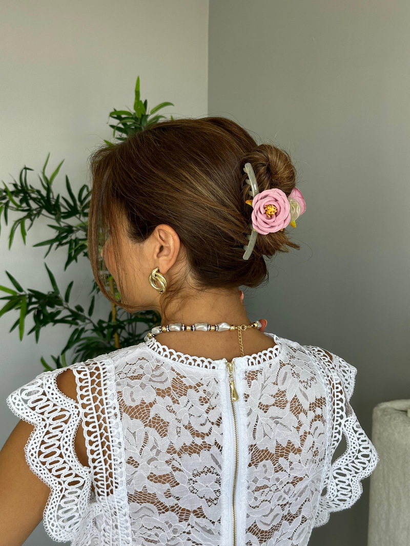 Gül Model Mandal Toka Pembe