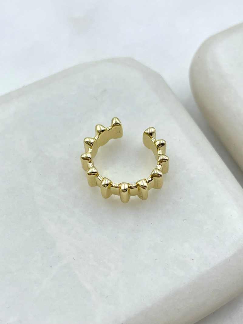 Dizi Sütun Model Kıkırdak Küpe Gold