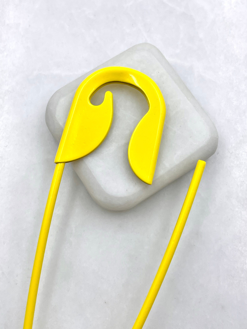 Neon Çengel Toka Sarı
