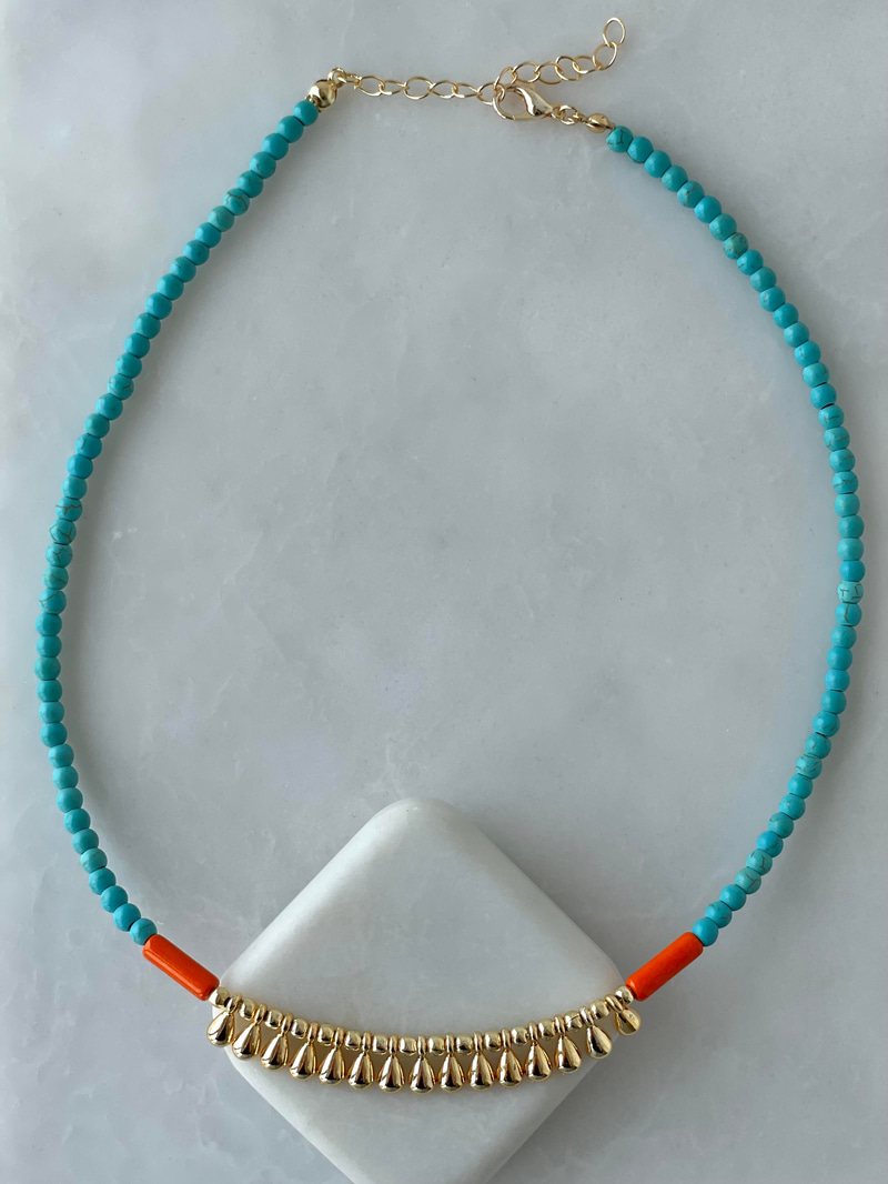 Damlalı Bohem Kolye