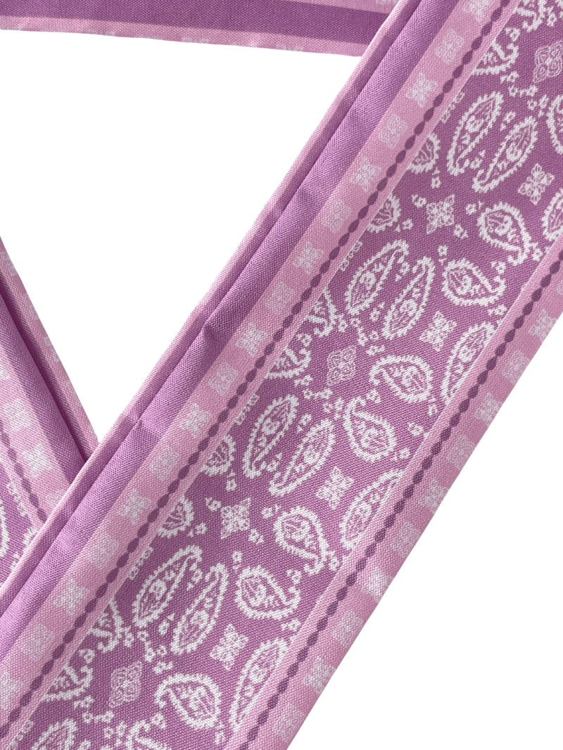 Şal Desen Lila Bandana Fular Renkli