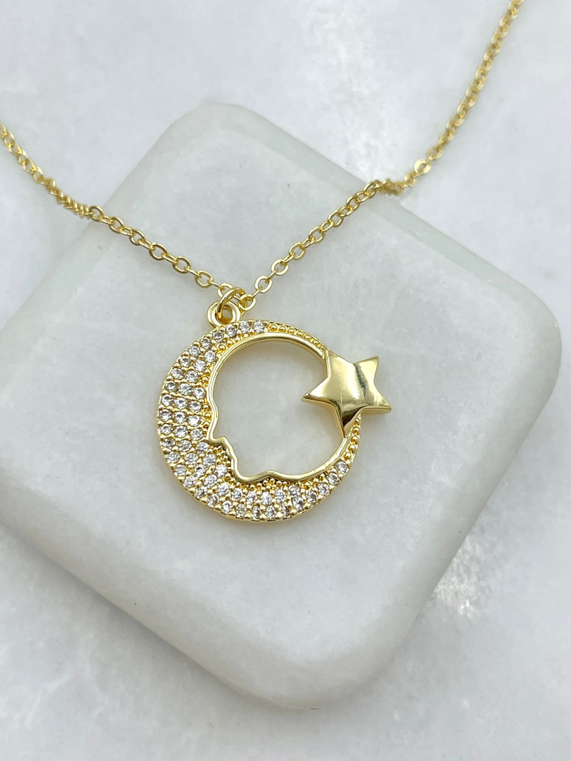 Altın Kaplama Atatürk Kolye Gold