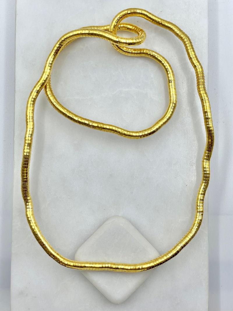 Tasarım Kıvrım Yılan Aksesuar Gold