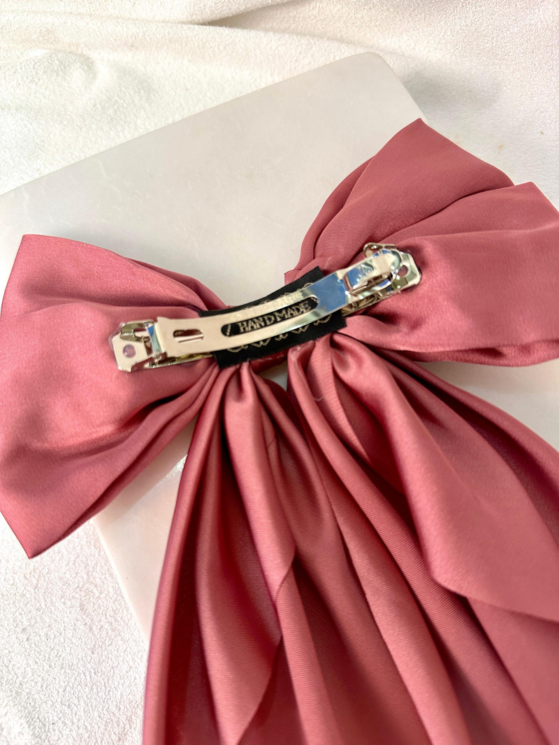 Kuyruklu Büyük Fiyonk Otomatik Toka Pembe