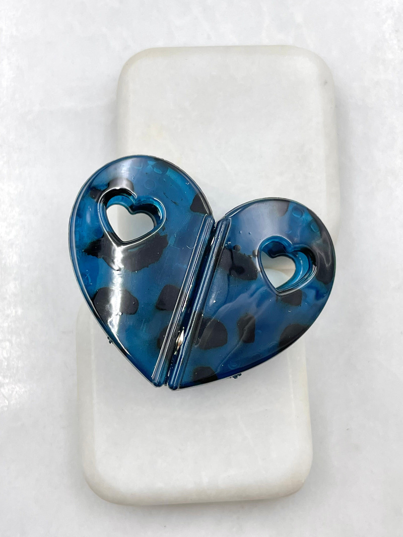 Magnet Lock Kalp Toka Lacivert