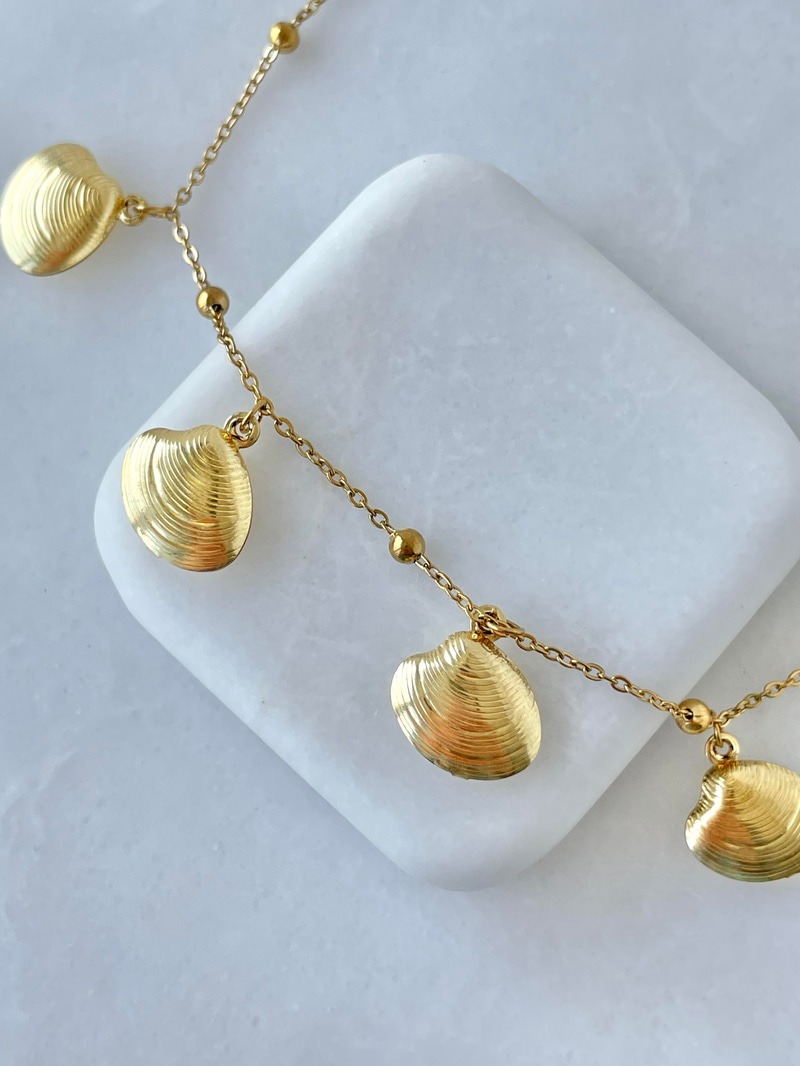 Çelik Midye Sallantılı Halhal Gold