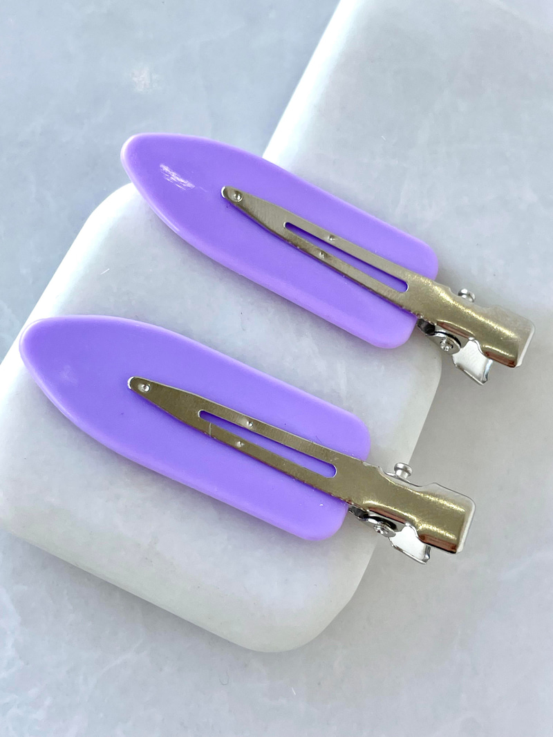 Üçlü İz Yapmayan Silikon Pens Toka Mor