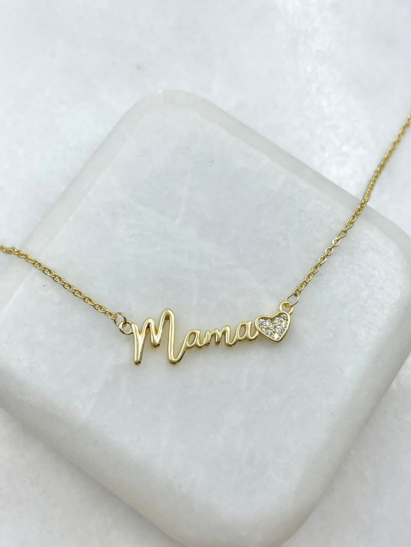 Altın Kaplama Mama Kolye Gold