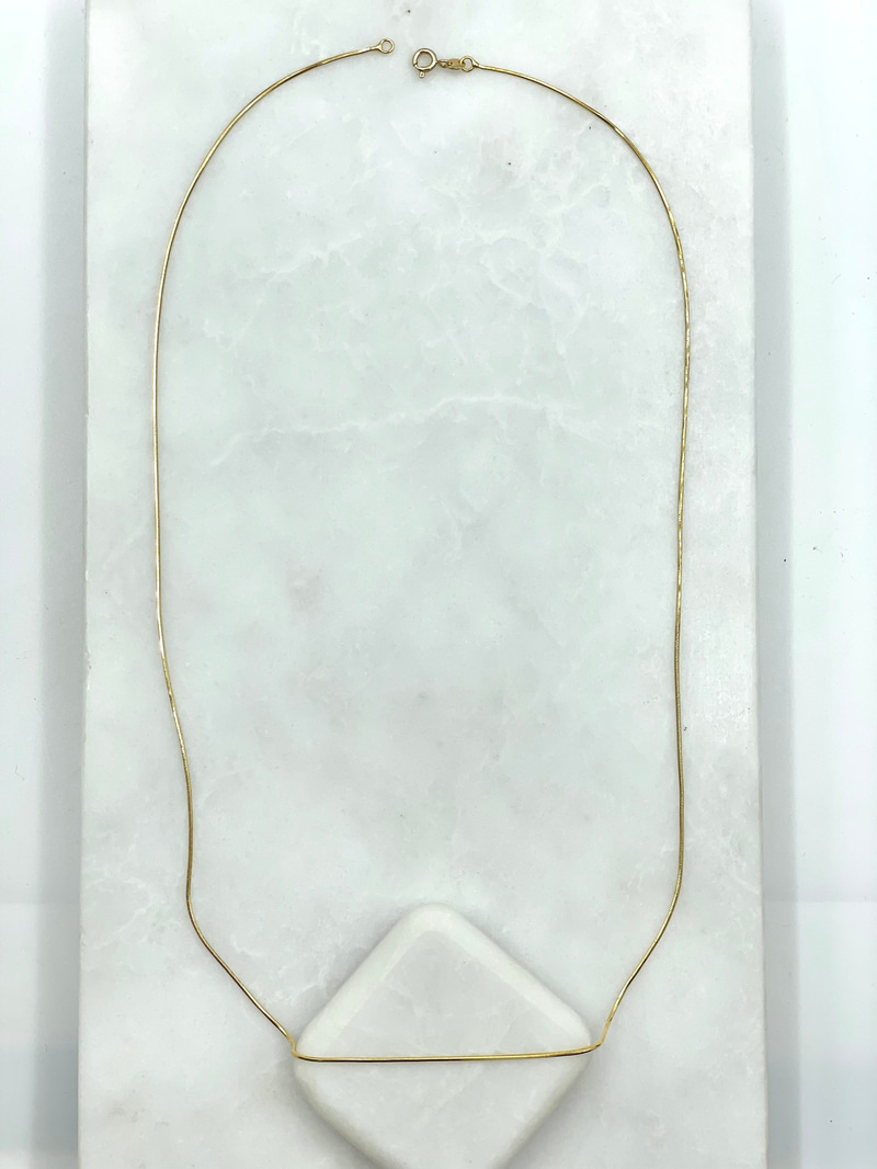 Özel Seri Minimal Küp Yılan Zincir Kolye 60 cm Gold