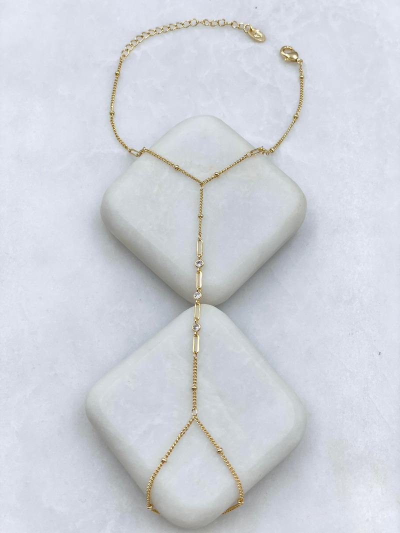 Altın Kaplama Minimal Kristal ve Topçuk Model Şahmeran Gold