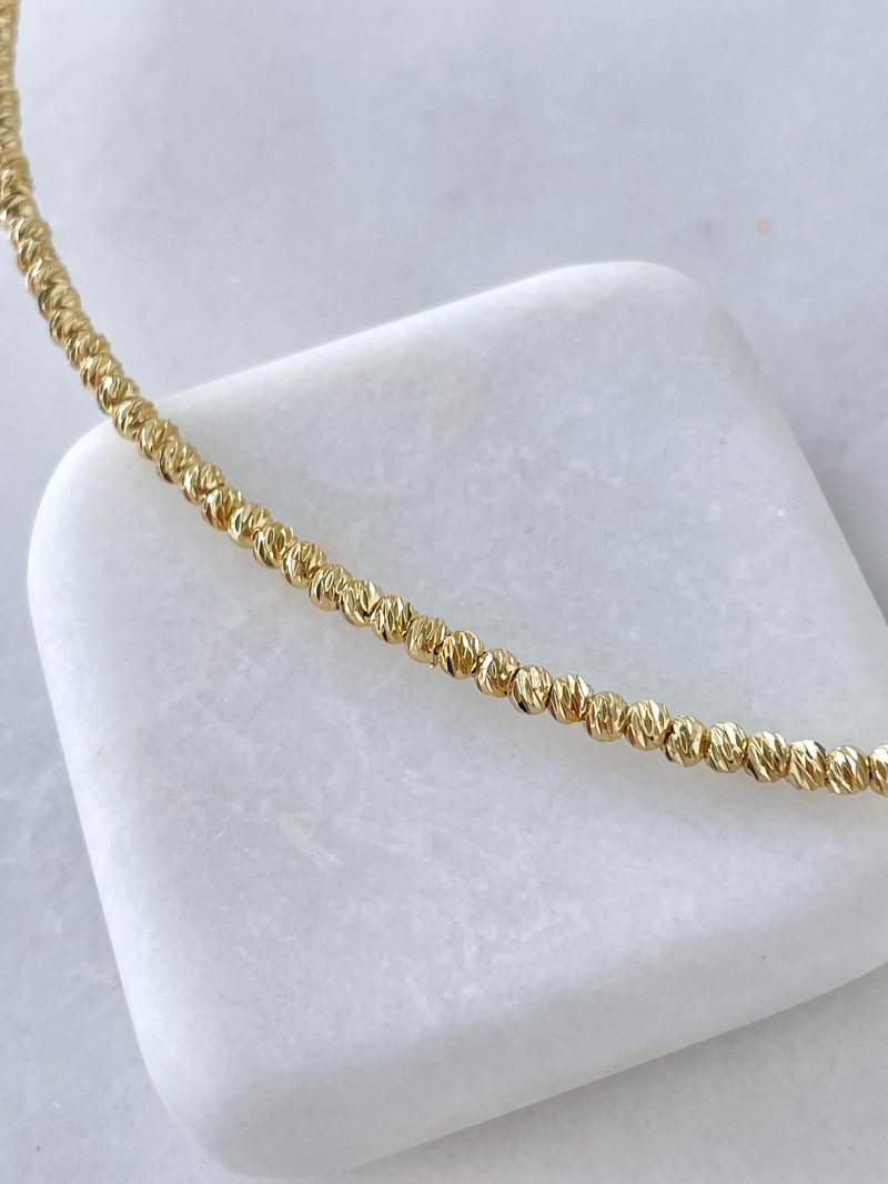 Altın Kaplama Dizi Dorika Yaylı Kolye Gold