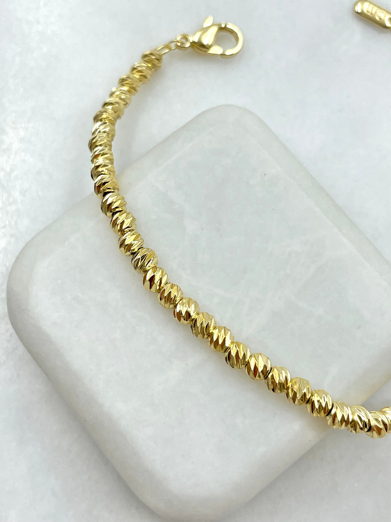 Işıltılı Dorika Bileklik Gold