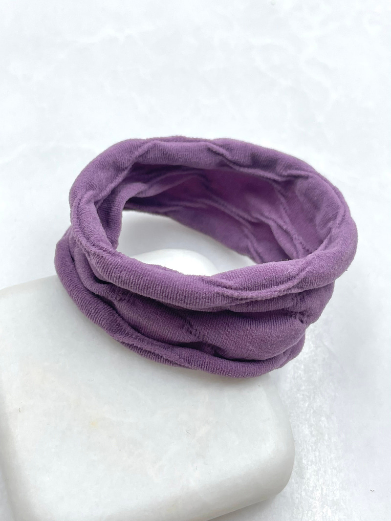 Desenli Nude Scrunchie Toka Mor