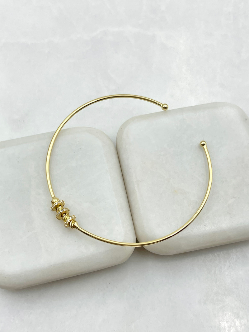 Dorikalı Minimal Kelepçe Gold