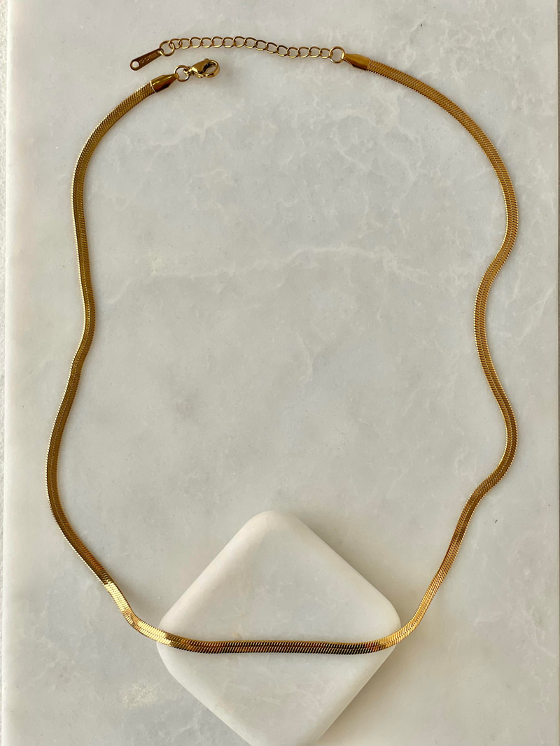 Çelik Basic İtalyan Zincir Kolye 45 cm
