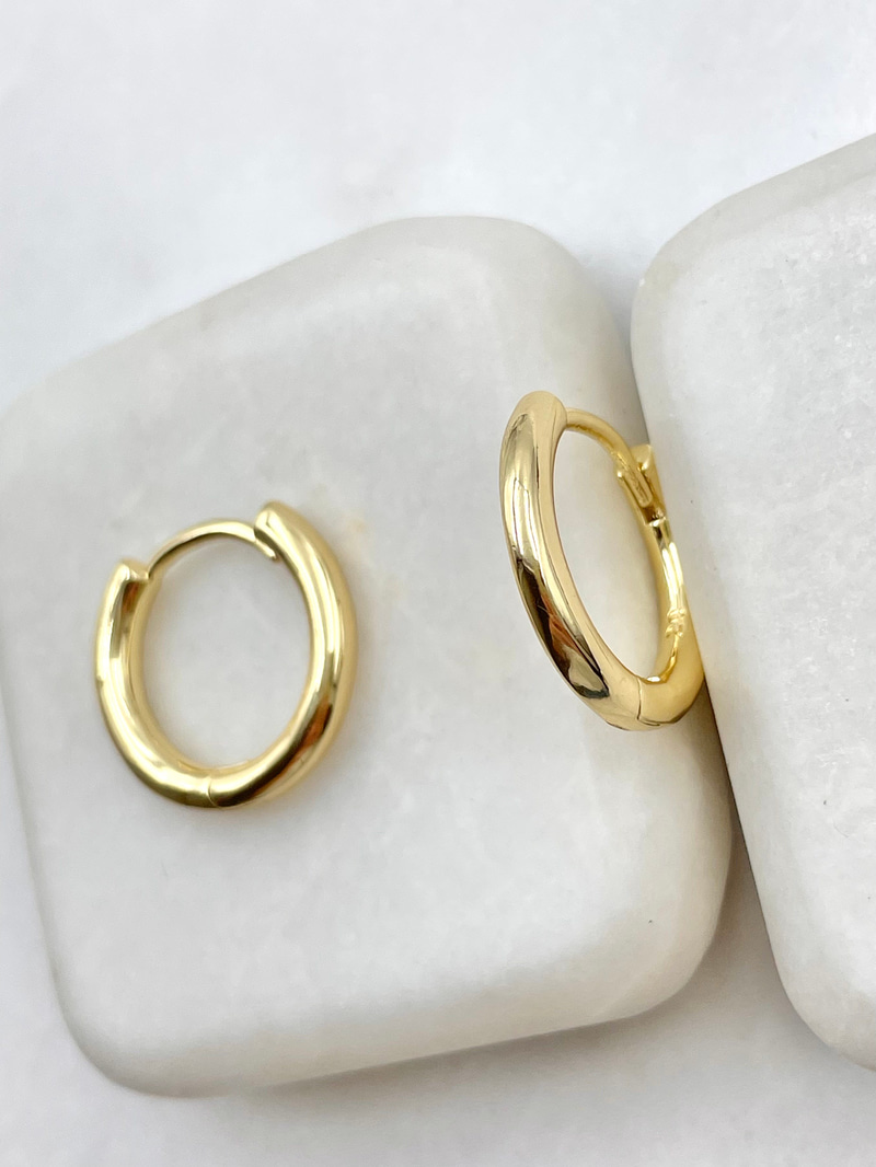 Basic Halka Küpe 1.8 cm Gold