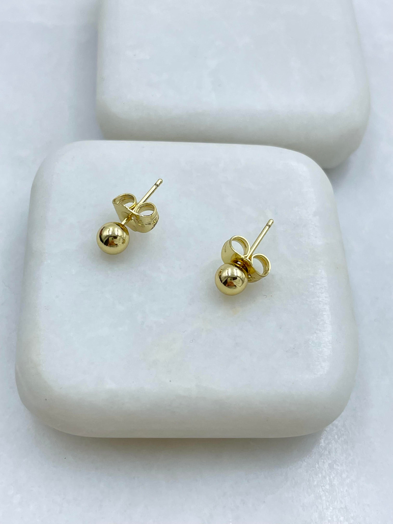 Özel Seri Topçuk Küpe 0,5 mm Gold