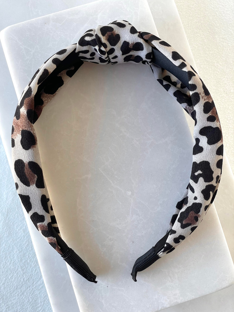 Düğüm Model Leopar Taç Vizon