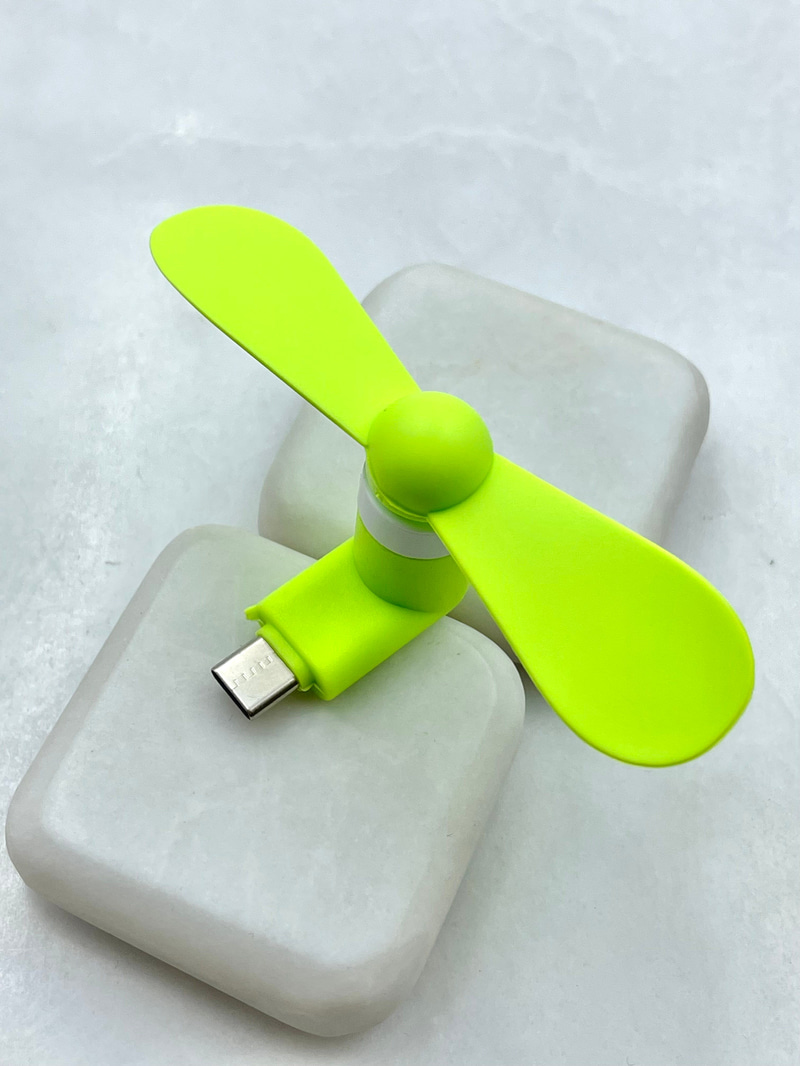 Mini Fan Type-C Yeşil