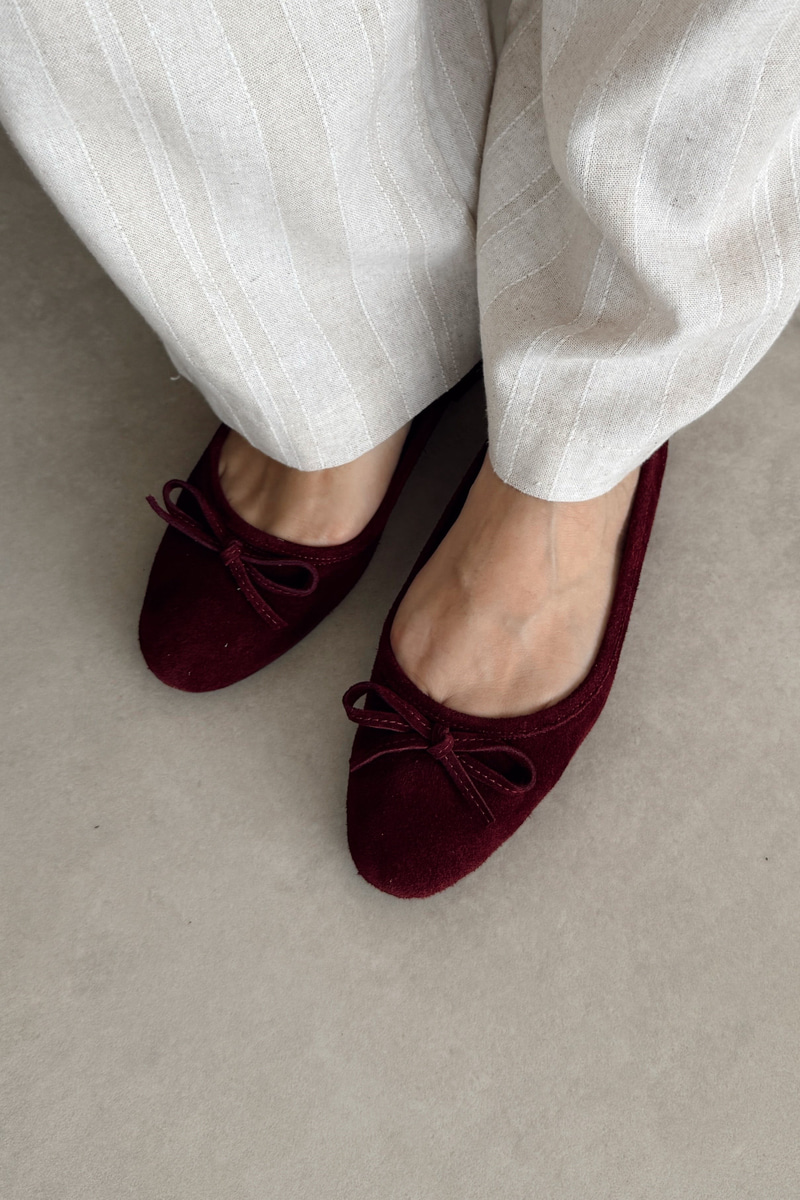 Basic Bordo Hakiki Deri Babet